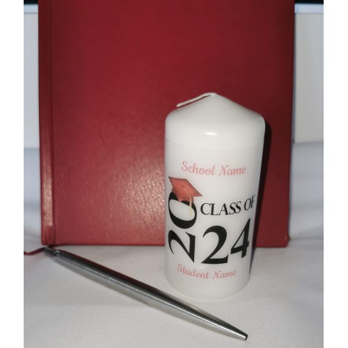 Class of 2024 graduation candle