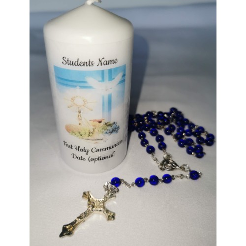 Communion memento Irish and English