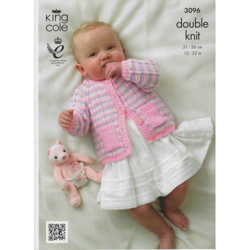 King Cole 3096 DK knitting patterns 5 pieces