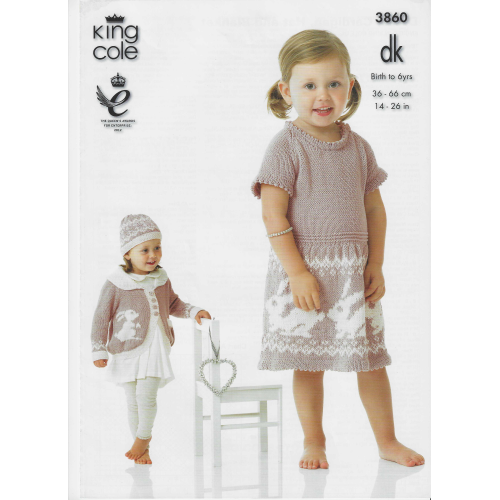 King Cole 3860 DK 4pc set from birth -6 years