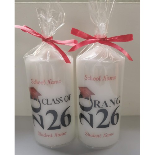 Class of 2026 graduation candle