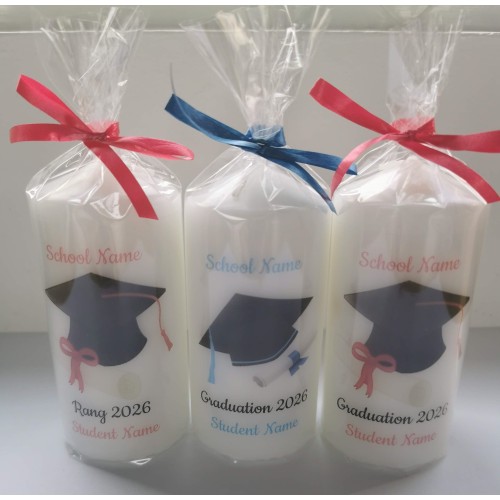 Graduation Cap Red/Blue