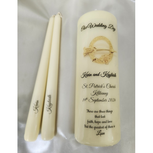 Tara Brooch Unity Candle Set Tara Brooch Unity Candle Set