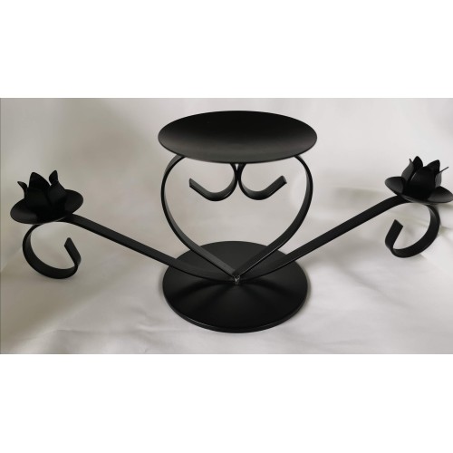 Black unity candle holder