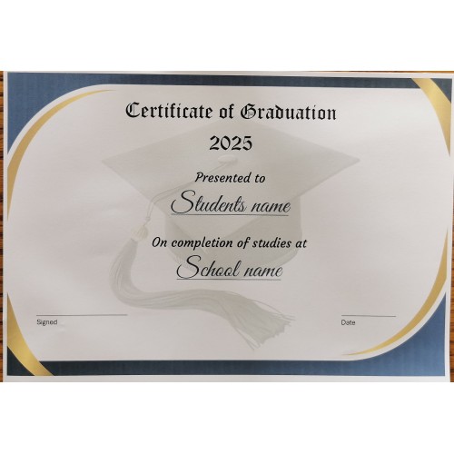Certificate of Graduation