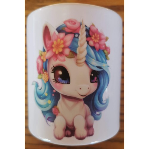 Blue mane unicorn moneybox