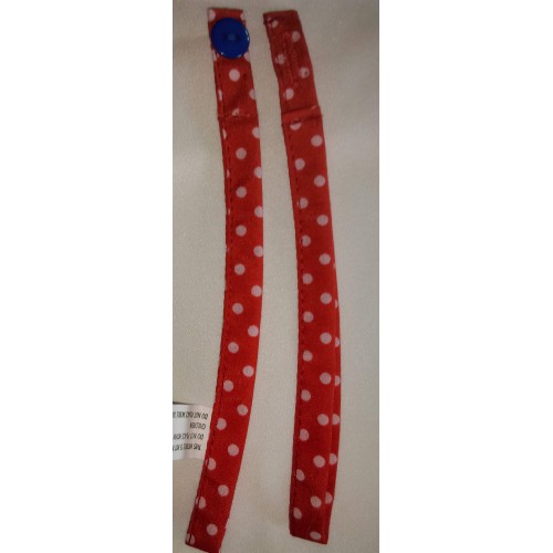 Spotted bunting hanging ties