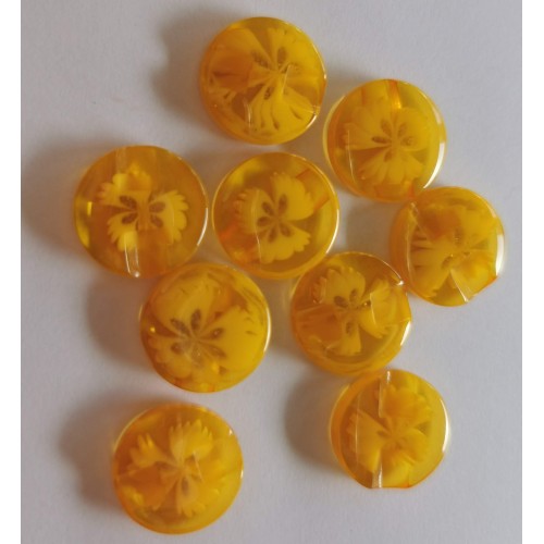 Mustard flower buttons #18
