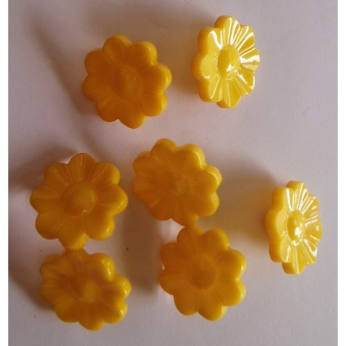 Mustard flower buttons with shank #20