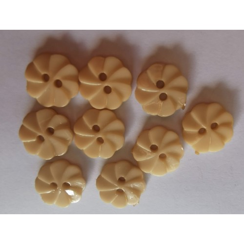 Cream flower buttons #27