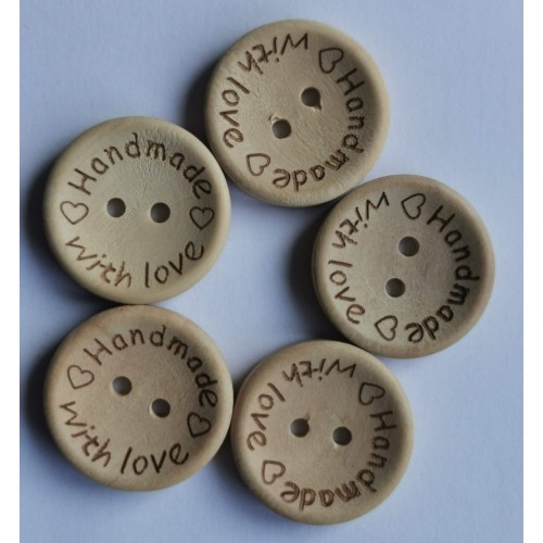 Large wooden buttons #49