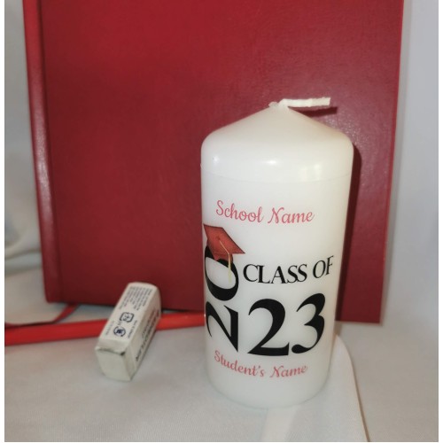 Class of 2023 graduation candle