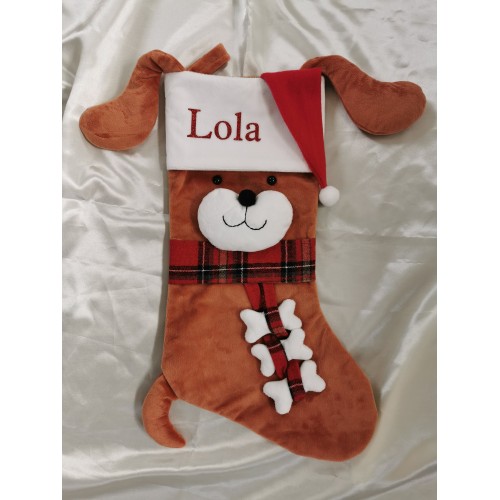 Dog Christmas stocking