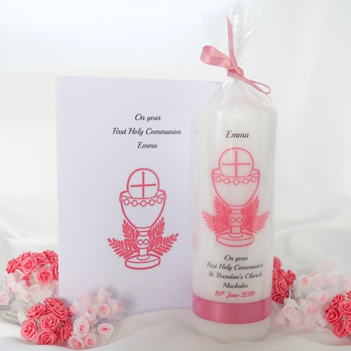 Communion Candle Emma and card set