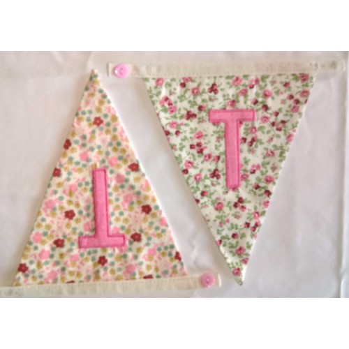 Floral bunting T