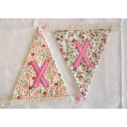 Floral bunting X