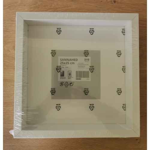 4 pack white Box Frames