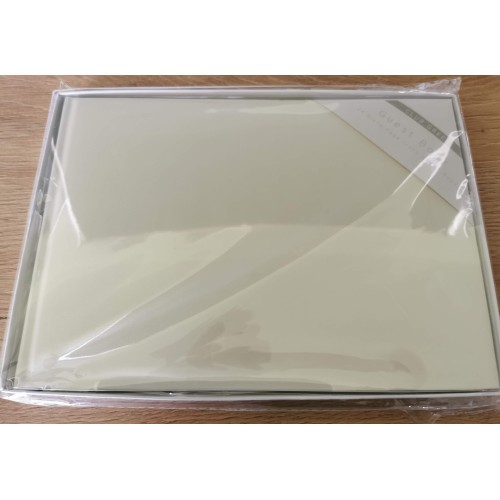Ivory silk guest book (only 1 left)