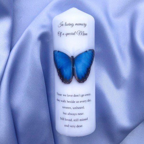 Butterfly memory candle