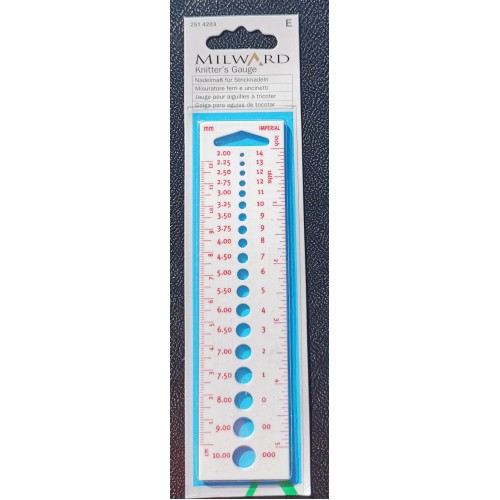 Milward Knitters Gauge
