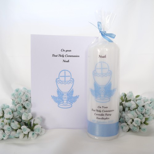 Communion Candle Noah and card set