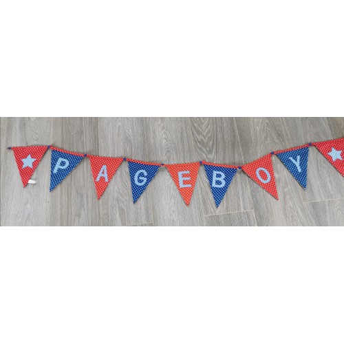Pageboy star bunting REDUCED ONLY 2 LEFT