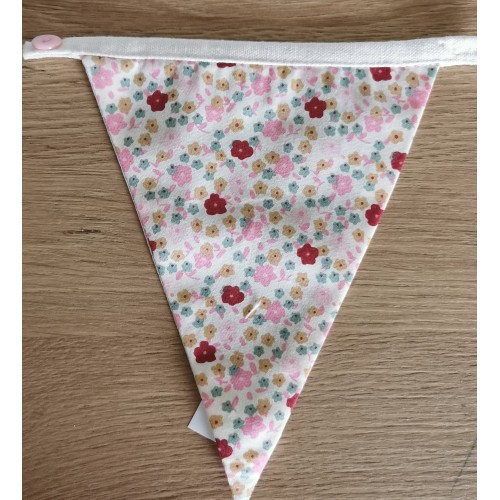 Floral bunting blanks