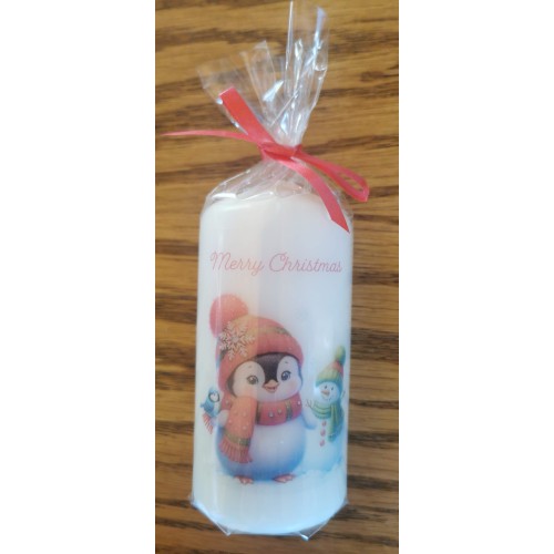 Penguin candle