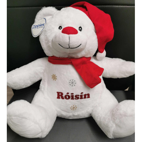 Zippies personalised Christmas bear Zippies personalised Christmas bear