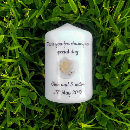 Shell favor candle